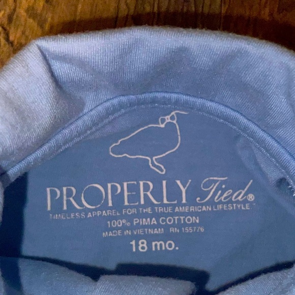 Properly Tied Button Romper - Picture 3 of 3